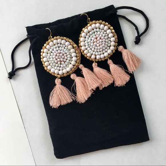 • NEW! Bohemian Tassel Earrings • - Picture 3 of 8